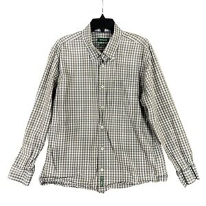 Orvis Shirt Mens L Plaid Active Fit Broken In Worn Camping Outdoor Fishing